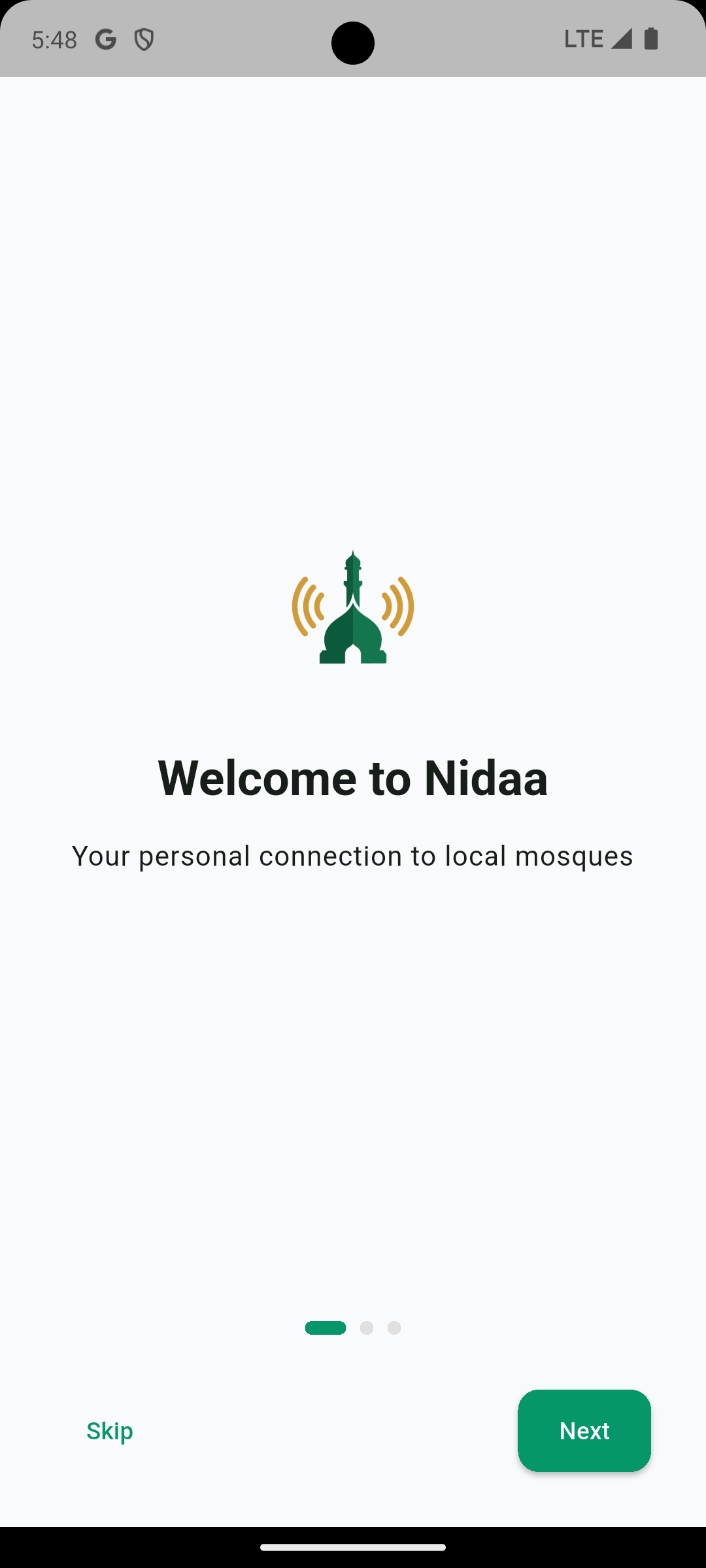 Onboarding Screen